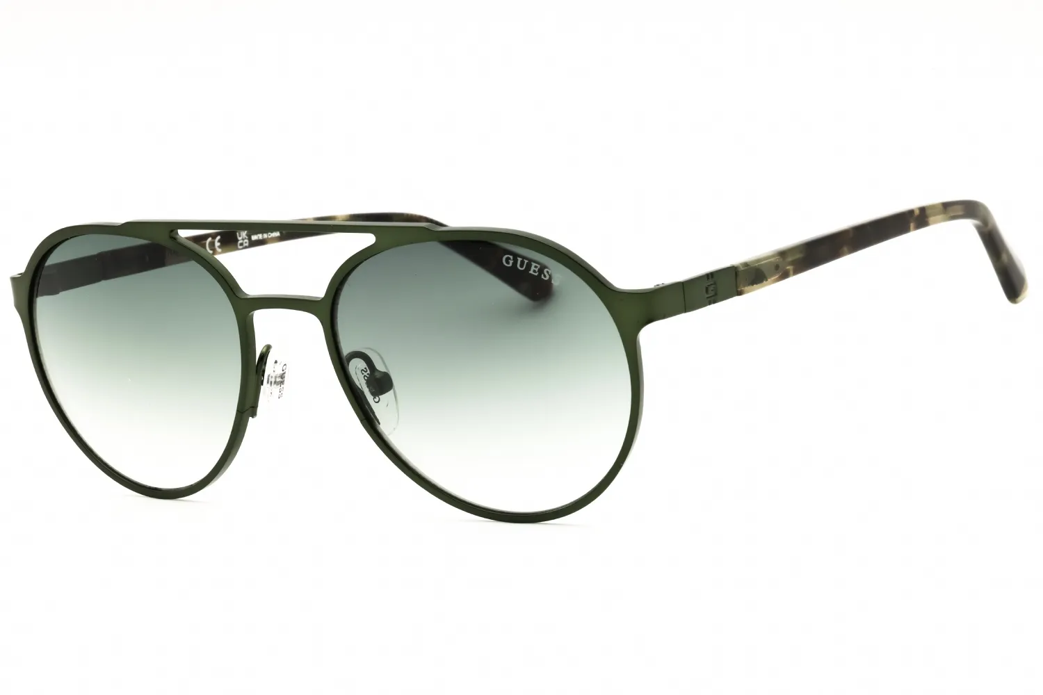 Guess GU00211 97P Sunglasses Matte Dark Green 52mm Men