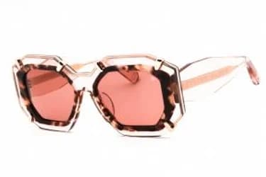 Philipp Plein SPP098V 0D48 Sunglasses Shiny Transparent Pink