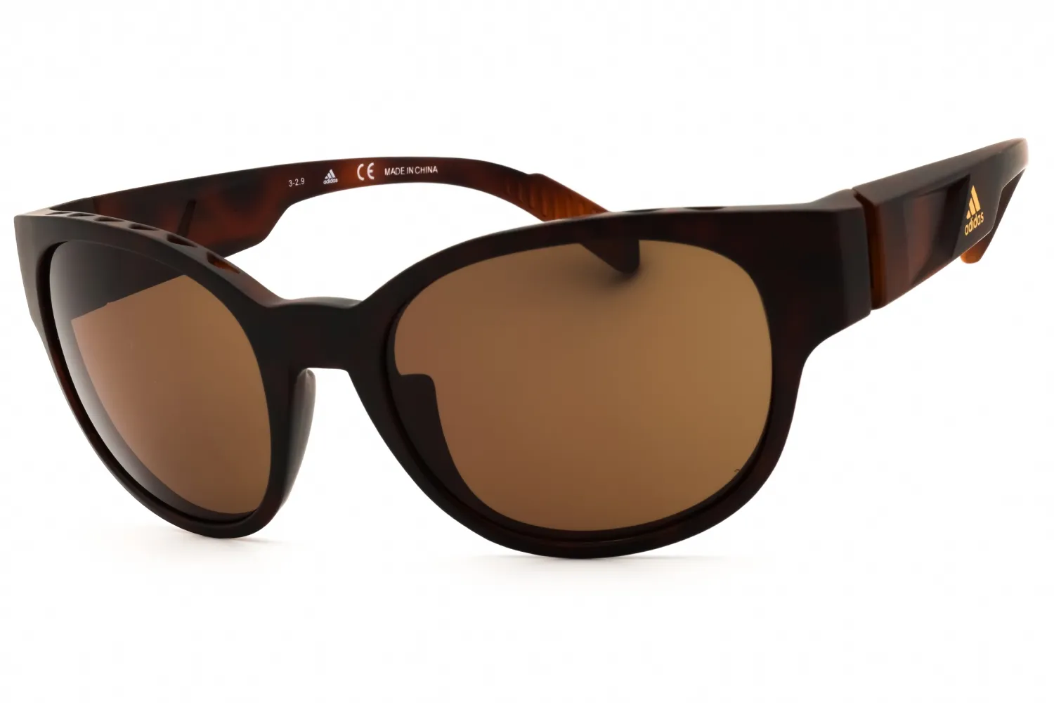 Adidas SP0009 52E Sunglasses Dark Havana 55mm Unisex