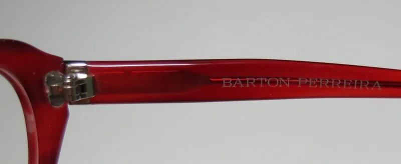 Barton Perreira Jaclyn sca/sil Eyeglasses Scarlet Red 52mm 7