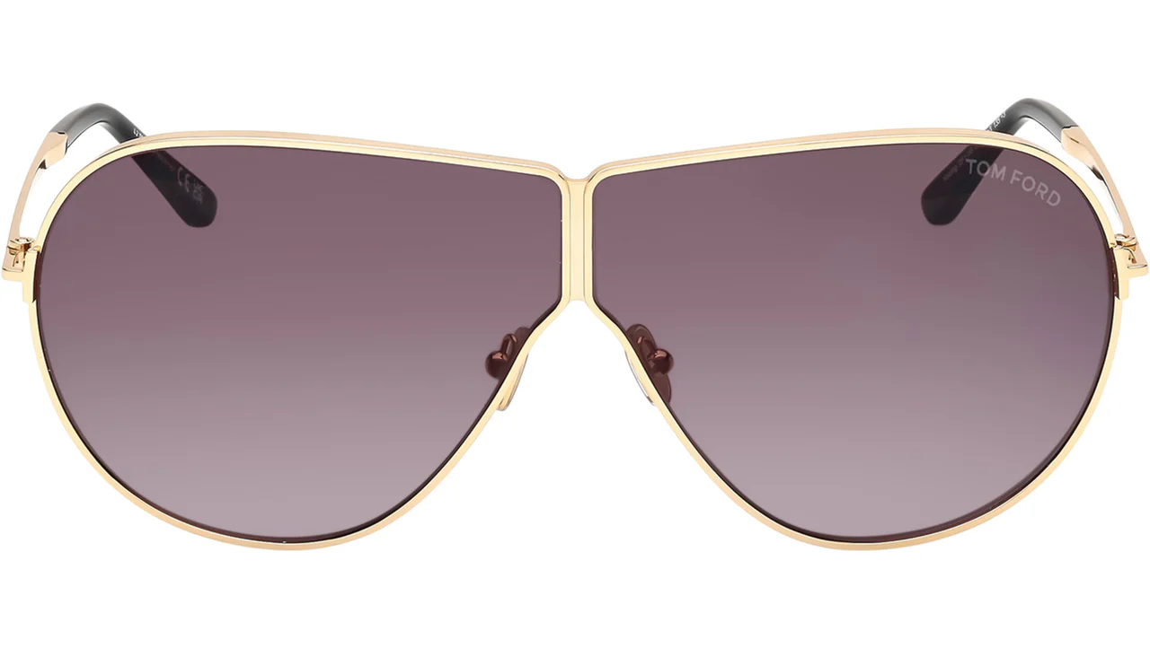 Tom Ford FT1158 30A Sunglasses Shiny Deep Gold 71mm Men 2