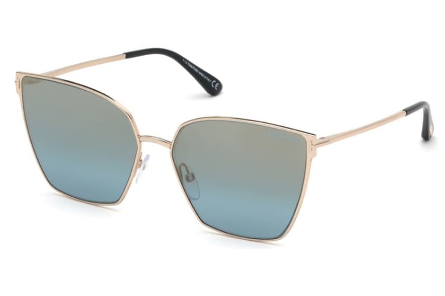 Tom Ford FT 0653/S 28V Sunglasses Gold 59mm women