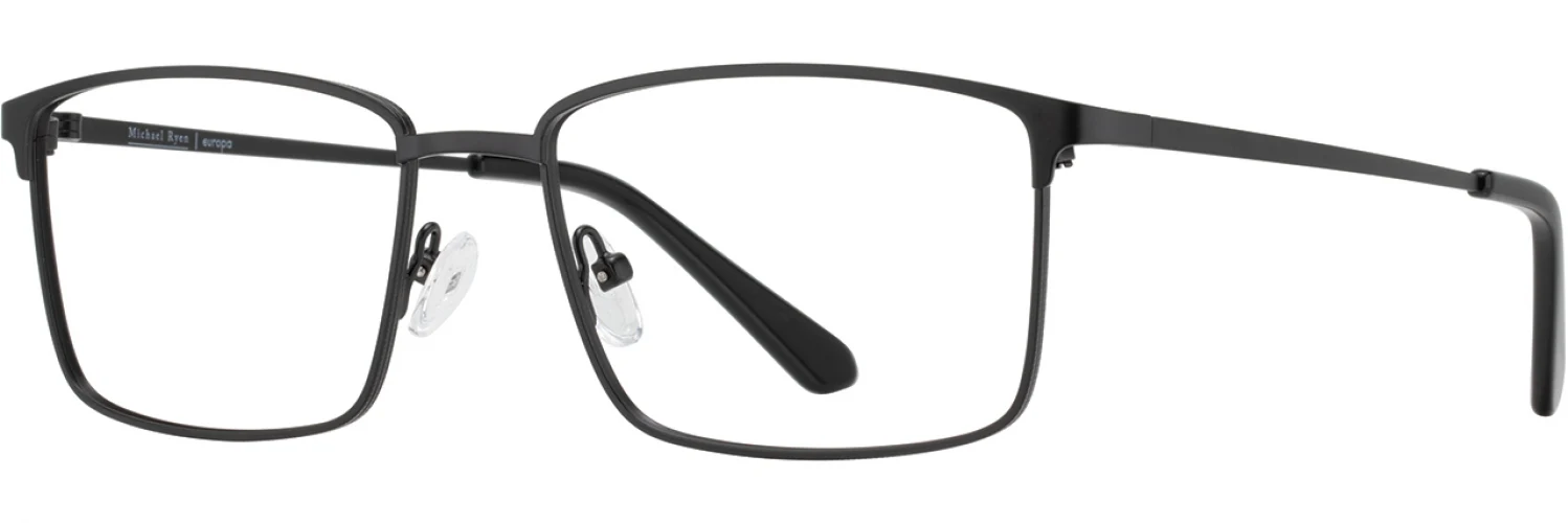 Michael Ryen MRM102 C1 Eyeglasses Black 53mm Men