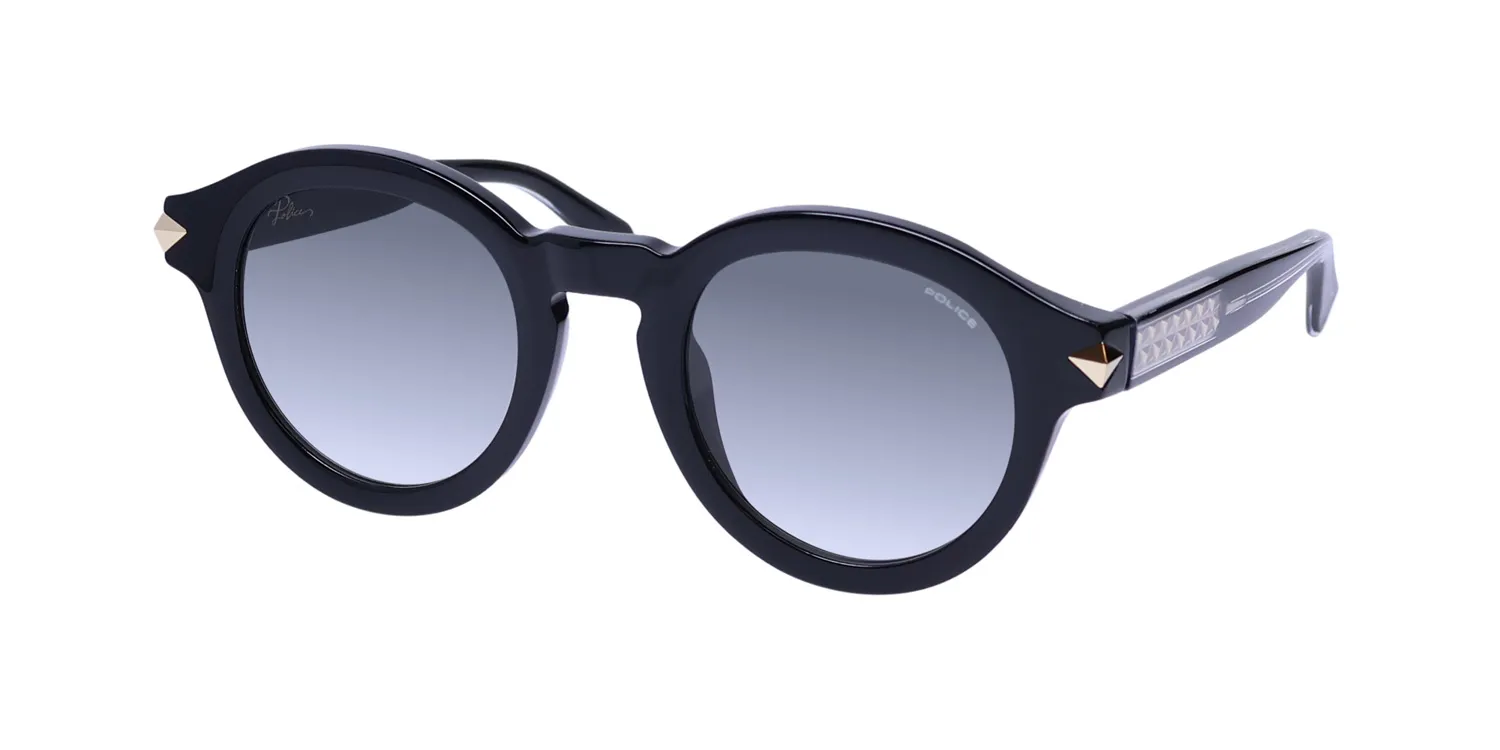 Police Splf31 Dawn 3 0700 Sunglasses Black 47mm Unisex