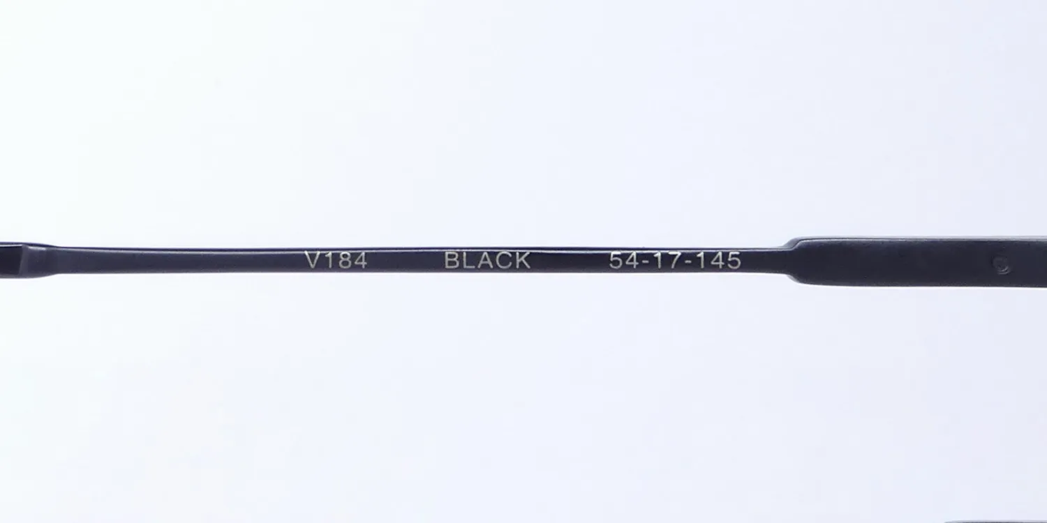 John Varvatos V184 black Eyeglasses Black 54mm 8