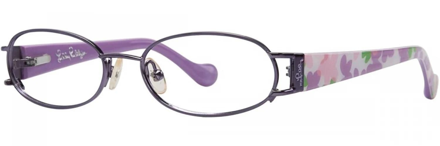 Lilly Pulitzer Kacie Eyeglasses Purple 44mm Kids