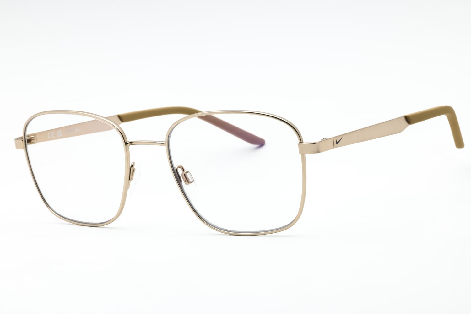 Nike TRAVELER FLOW BL IB3677X 722 Eyeglasses Satin Gold 53mm Unisex