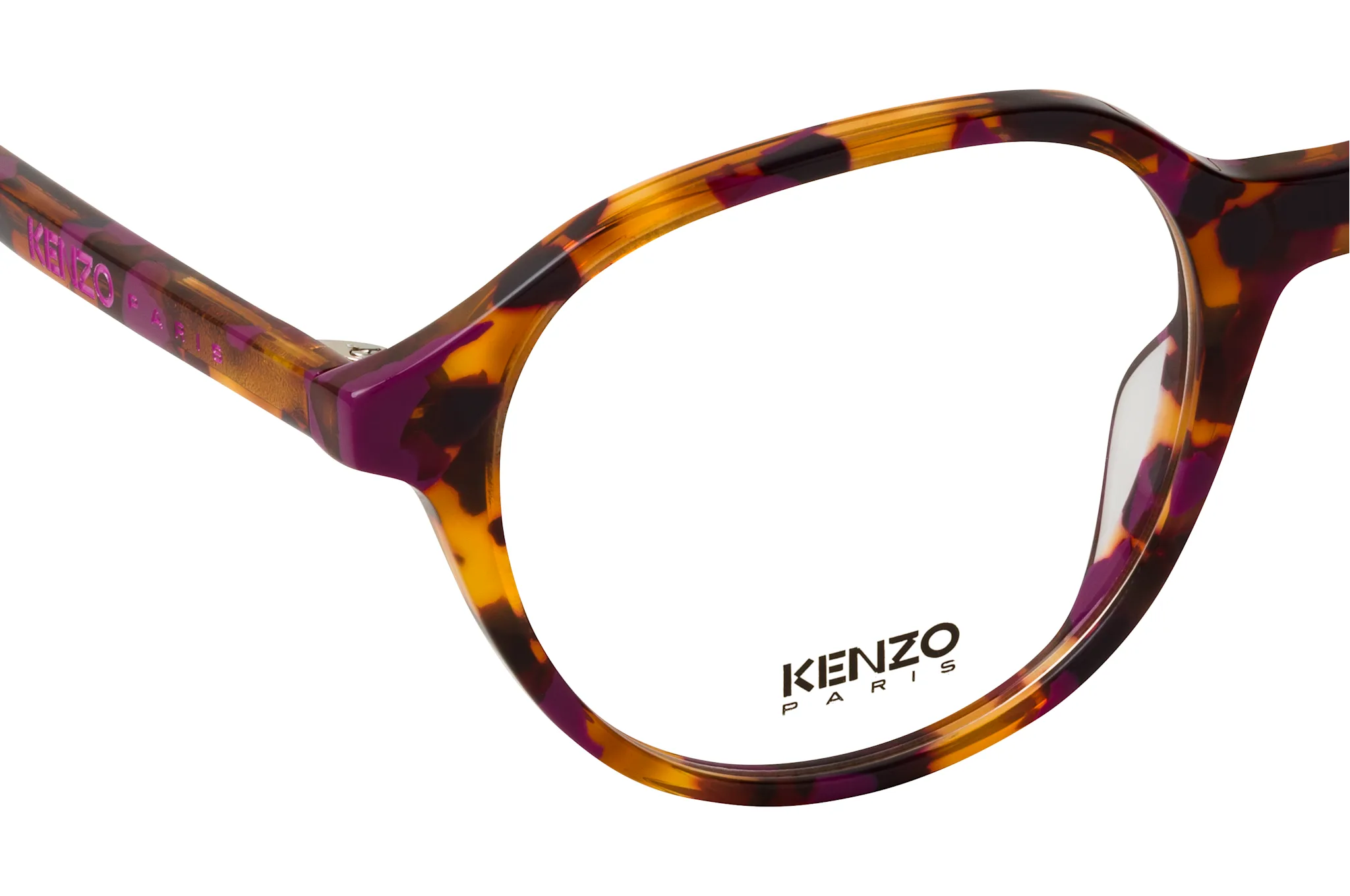 Kenzo KZ50166I 054 Eyeglasses Havana 50mm Unisex 4