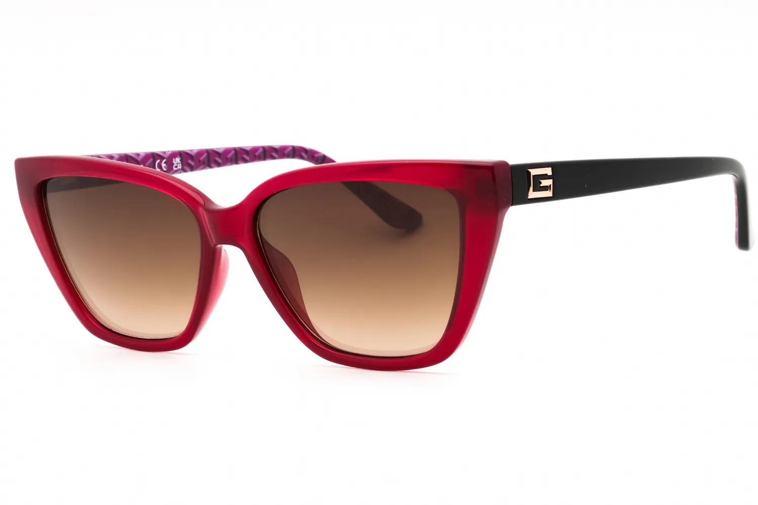 Guess GU7919 69G Sunglasses Shiny Bordeaux 58mm Women