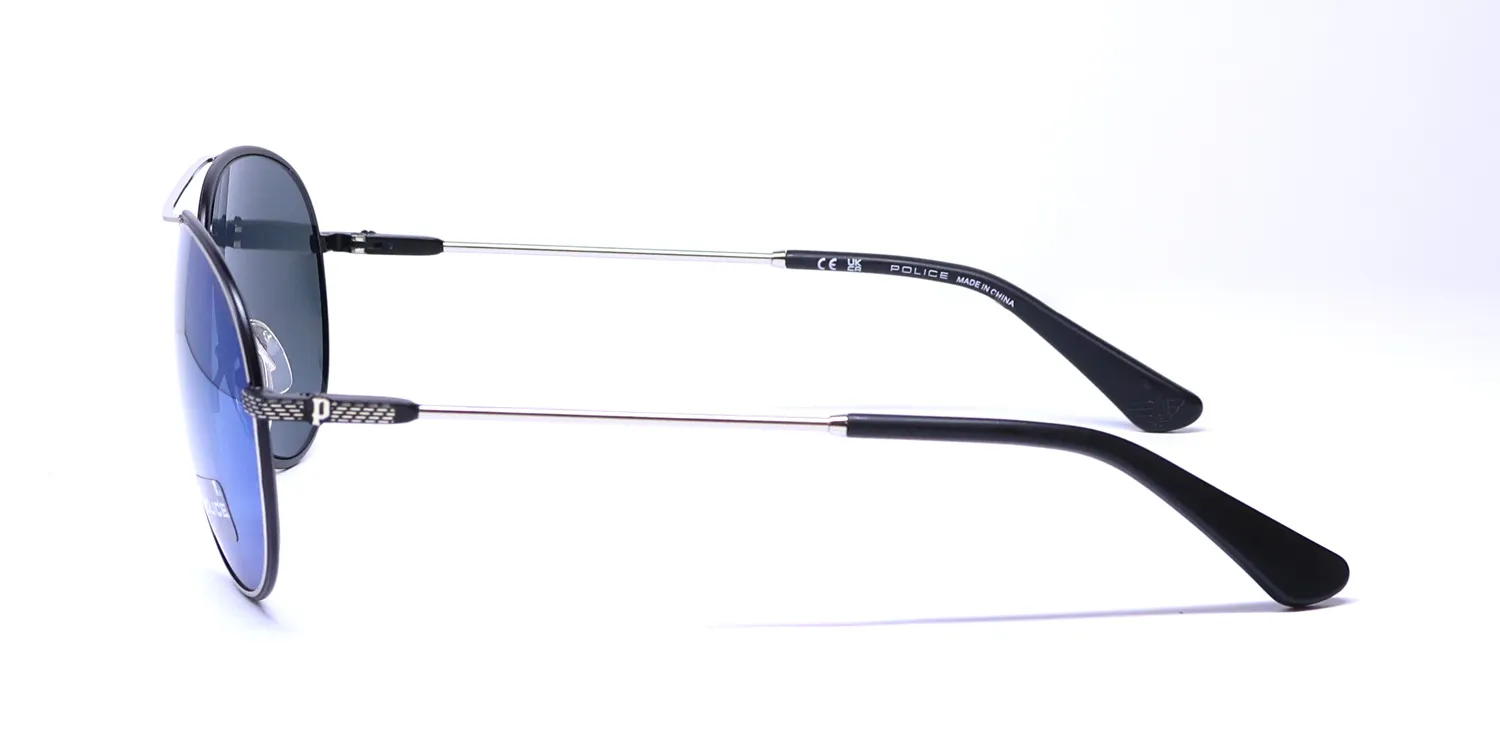 Police Spll11 Octane 8 k07b Sunglasses Silver 59mm 4