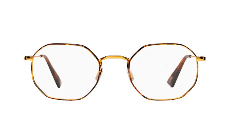 Mad in Italy Pastin C01 Eyeglasses Gold Havana 50mm Unisex 2