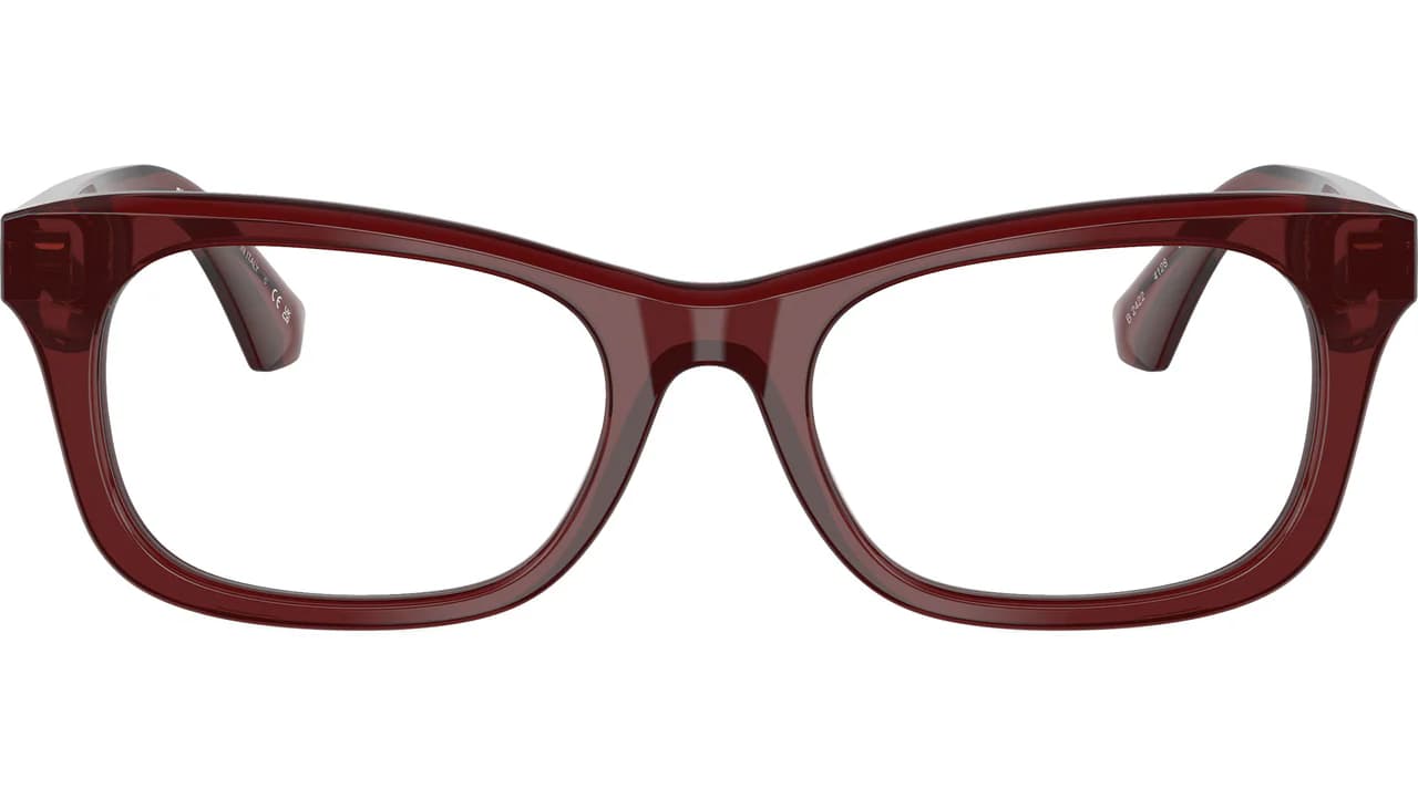 Burberry 0BE2422 4128 Eyeglasses Transparent Bordeaux Burgundy 52mm Women 2