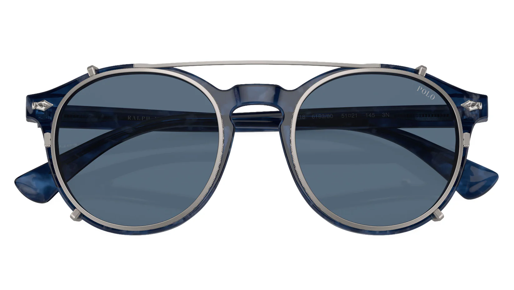 Polo Ralph Lauren 0PH4218F 618380 Eyeglasses Blue Havana 51mm Men 5