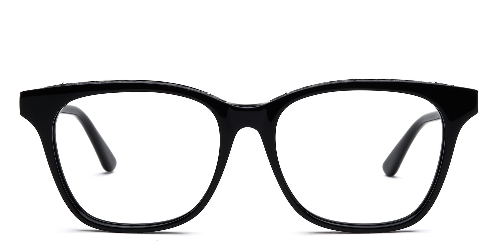Bottega Veneta BV0070O 001 Eyeglasses Black 51mm Men 2