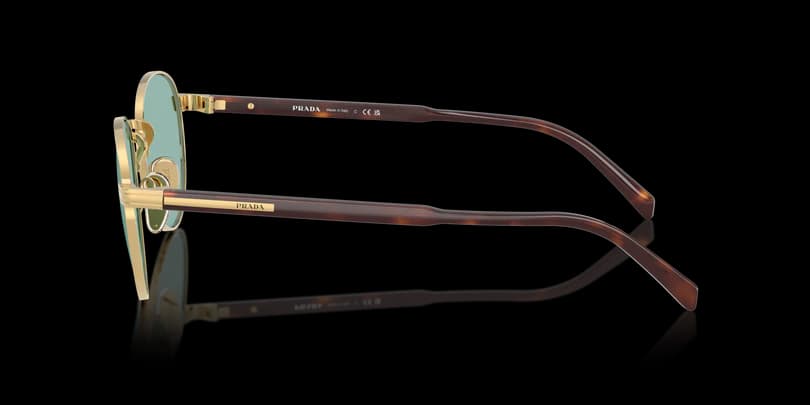 Prada 0PR B51S 5AK40K Sunglasses Gold 53mm Unisex 3