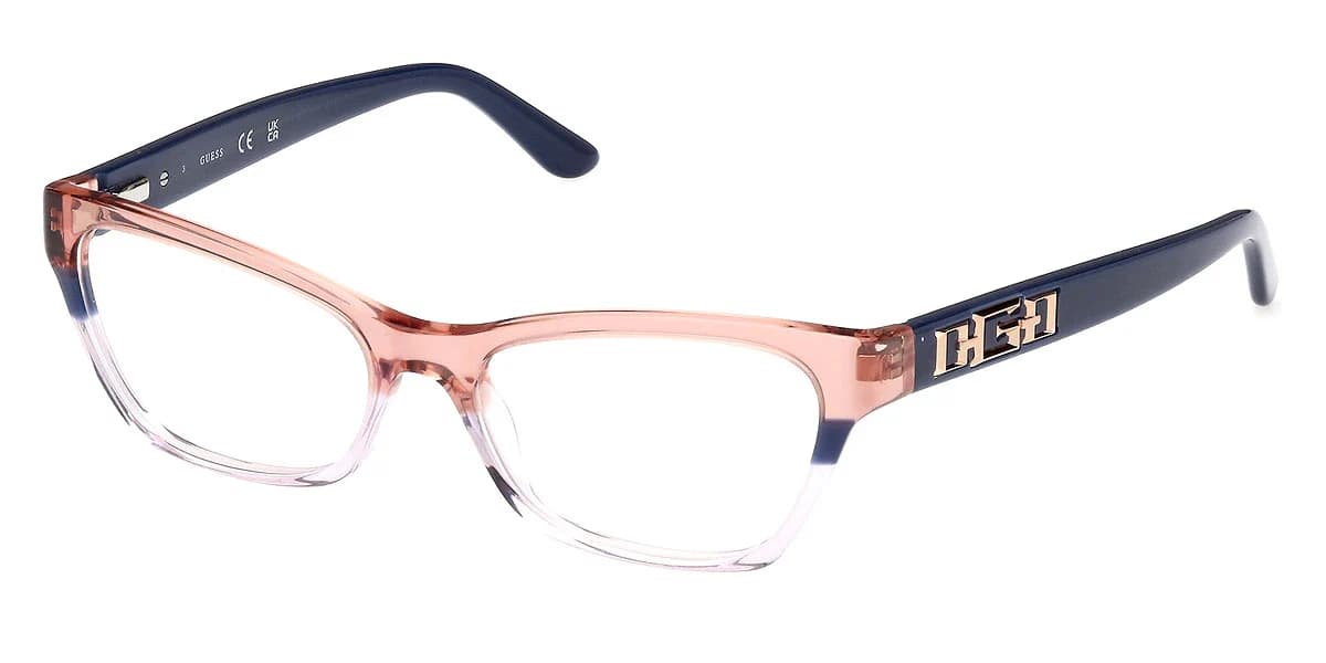 Guess GU2979 092 Eyeglasses Blue 52mm Women