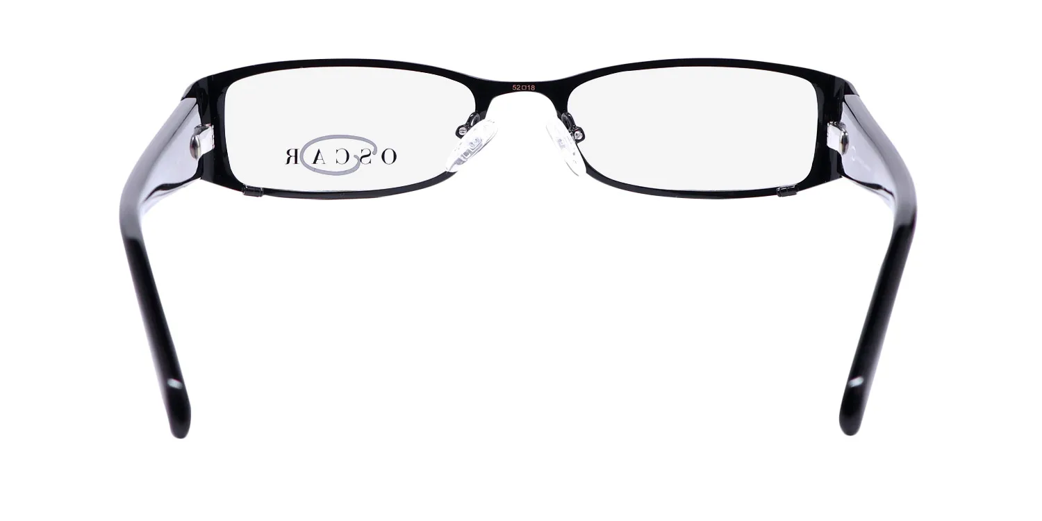 Oscar de la Renta Osl 342 001 Eyeglasses Shiny Black 52mm 5