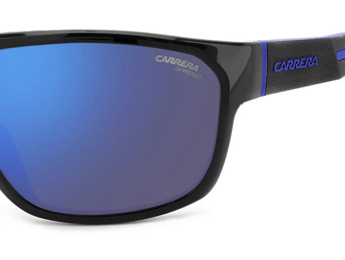 Carrera 4018/S 0D51 Sunglasses Black Blue 63mm Men 5