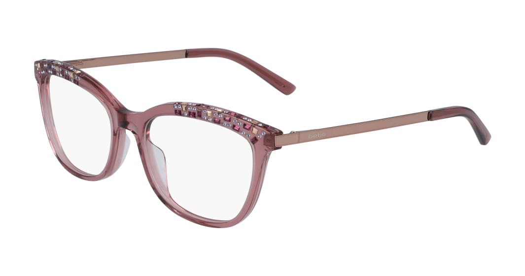 Bebe BB5179 681 Eyeglasses Blush Crystal 52mm Women