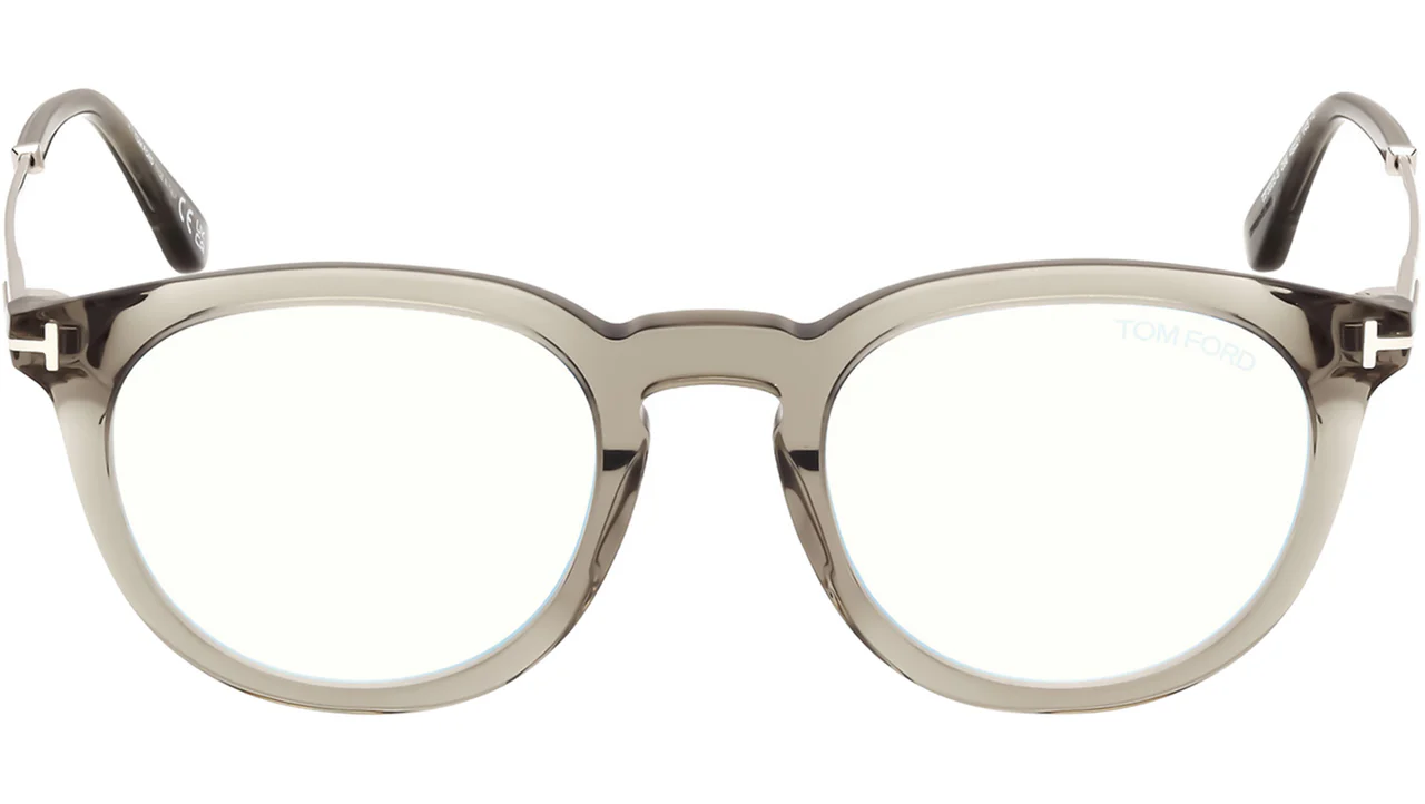 Tom Ford FT5905B 096 Eyeglasses Shiny Dark Green 49mm Men 2