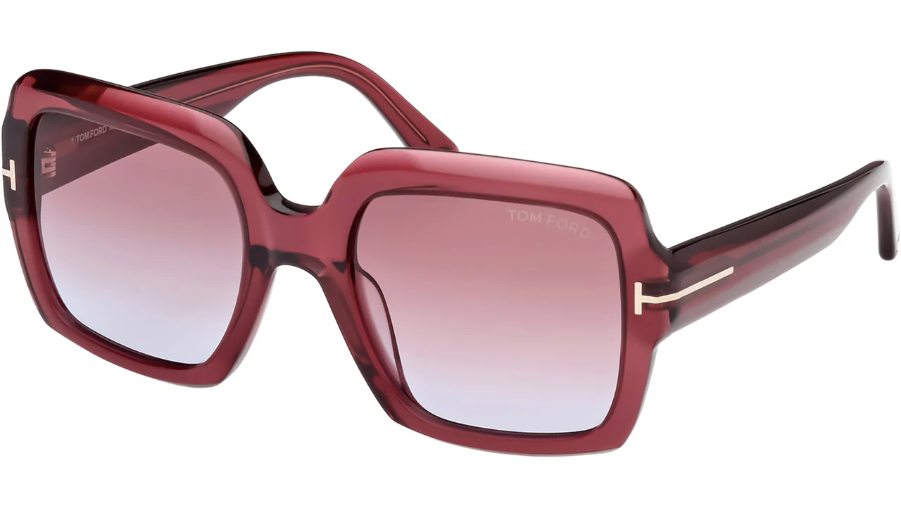 Tom Ford FT1082 66Y Sunglasses Shiny Red 54mm Women
