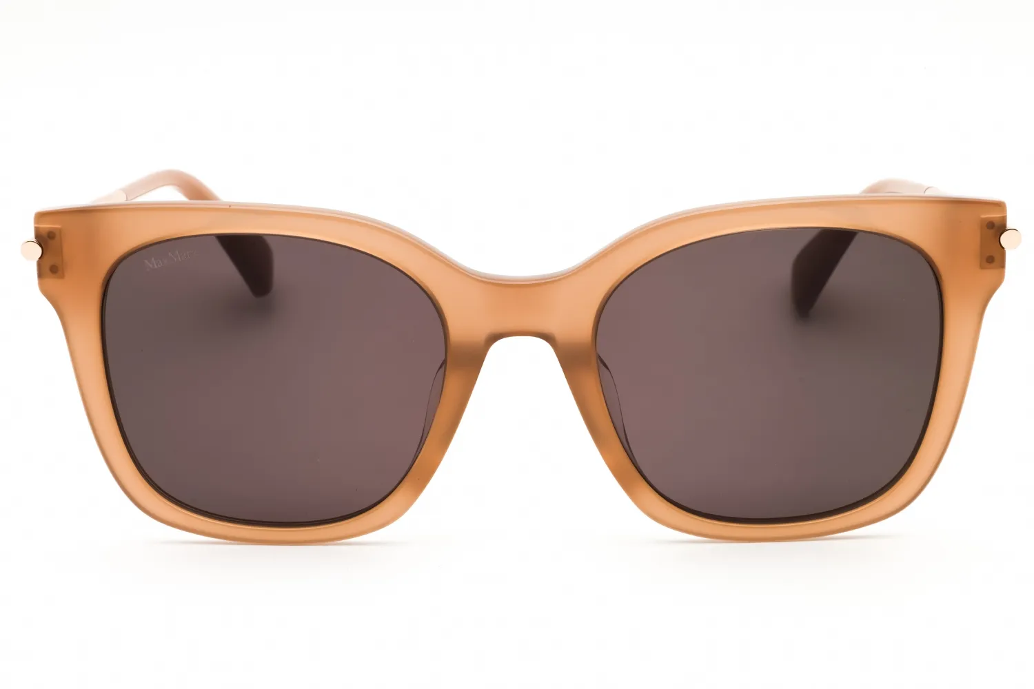 Max Mara MM0115-K 57E Sunglasses Shiny Beige 53mm Women 2