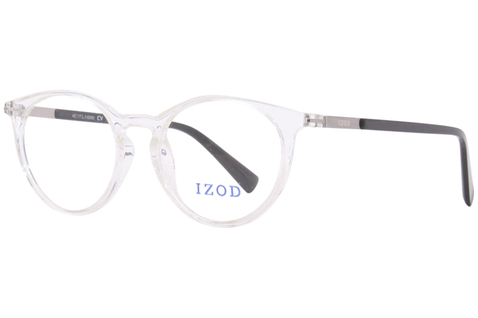 IZOD 2077 Eyeglasses Crystal 48mm Men