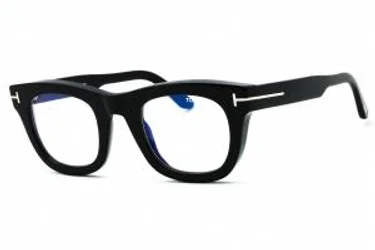 Tom Ford FT5872-B 001 Eyeglasses Shiny Black 48mm