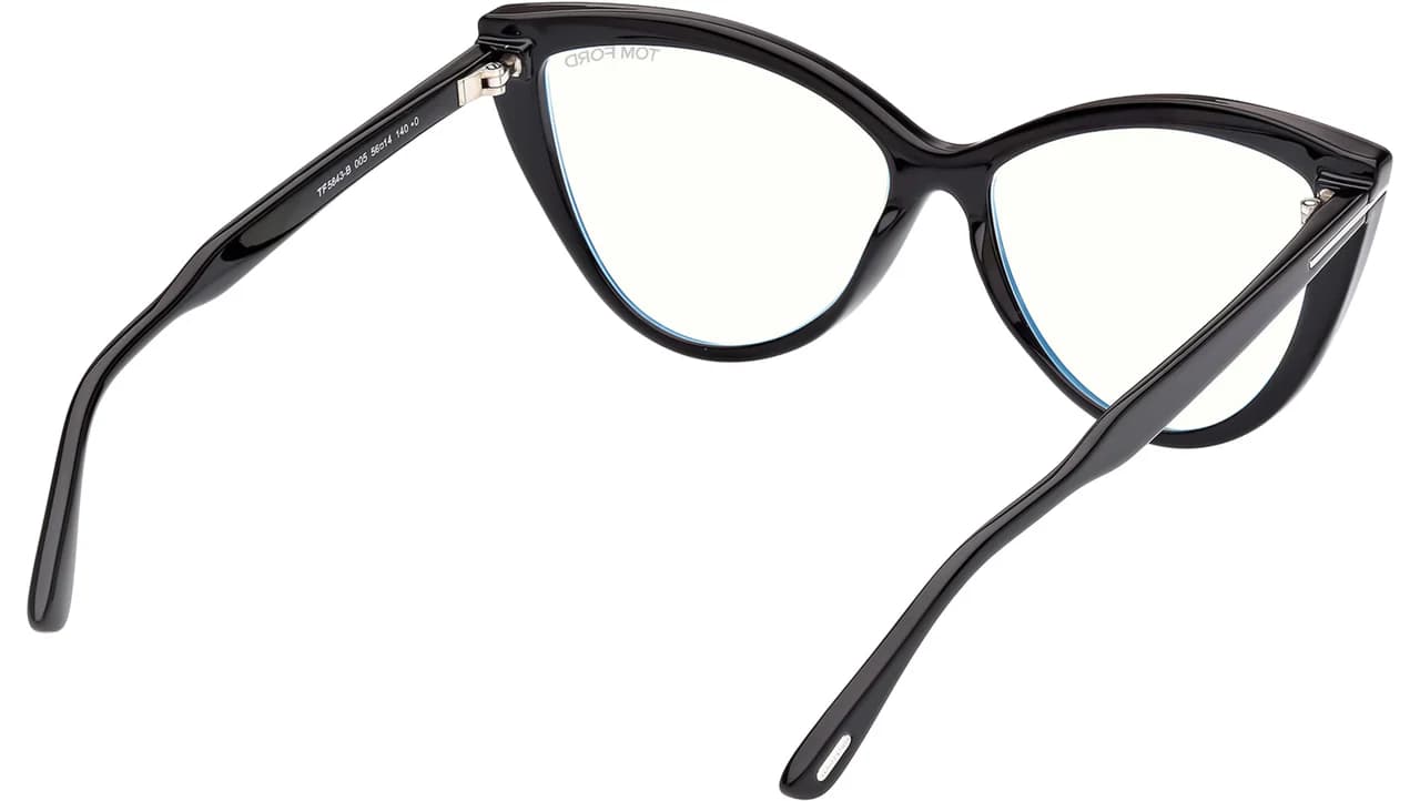 Tom Ford FT5843B 005 Eyeglasses Black 56mm Women 5