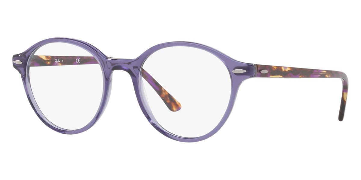 Ray-Ban RB7118 8020 Eyeglasses Purple 50mm Unisex