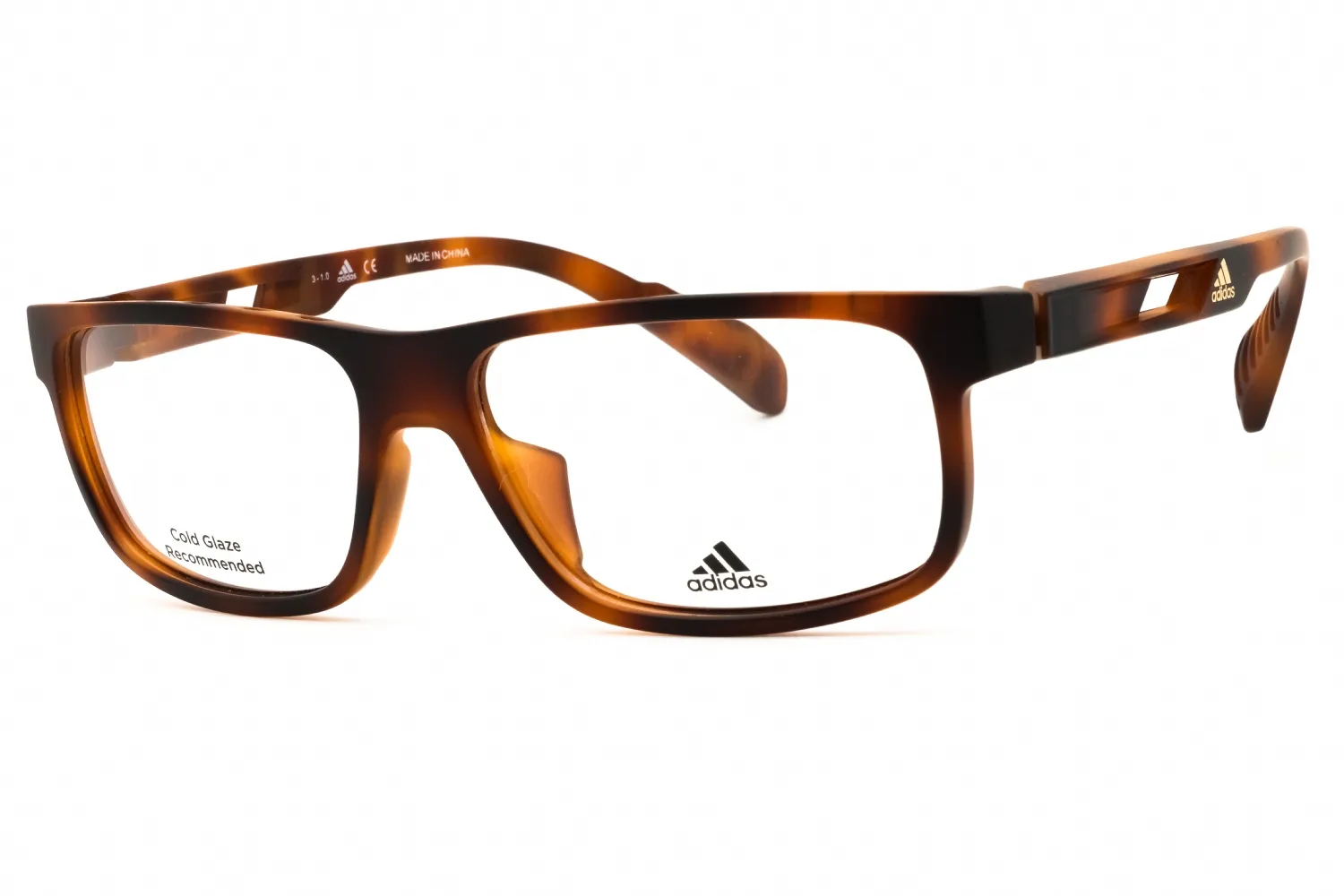 Adidas SP5003 052 Eyeglasses Dark Havana 58mm Men