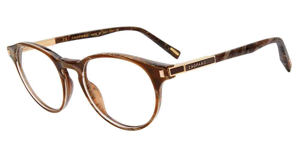 Chopard VCH222 490AMS Eyeglasses Brown 49mm Women