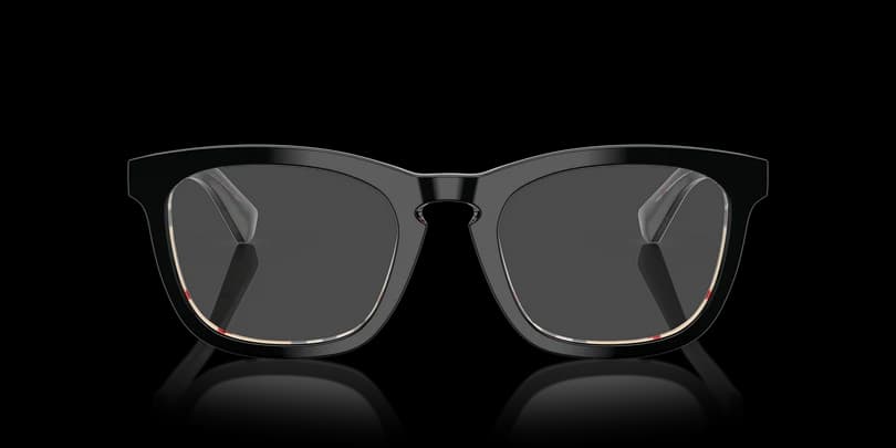 Burberry 0BE2417 4121 Eyeglasses Black On Vintage Checkered 51mm Men 2