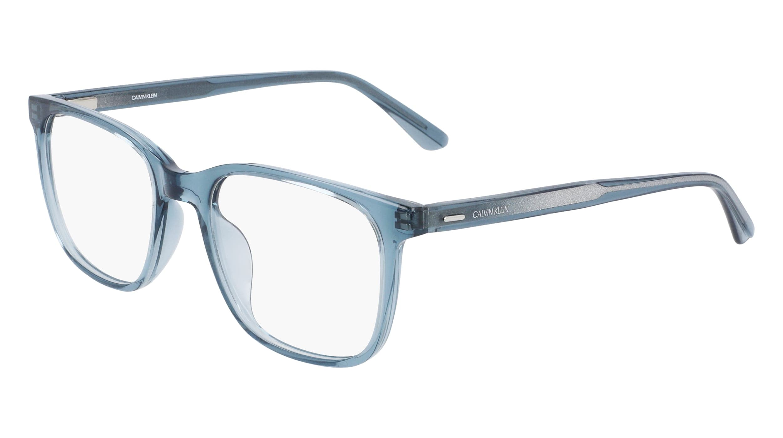 Calvin Klein CK21500 429 Eyeglasses Crystal Teal 52mm Women
