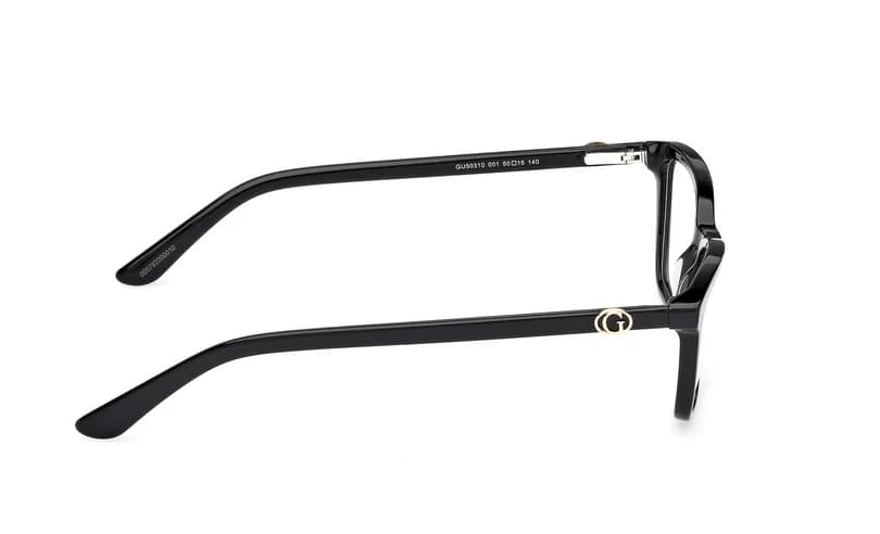 Guess GU50310 001 Eyeglasses Shiny Black 50mm Women 5