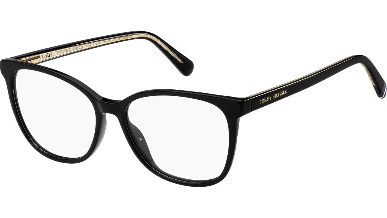 Tommy Hilfiger TH 1968 0807 Eyeglasses Black 54mm Women