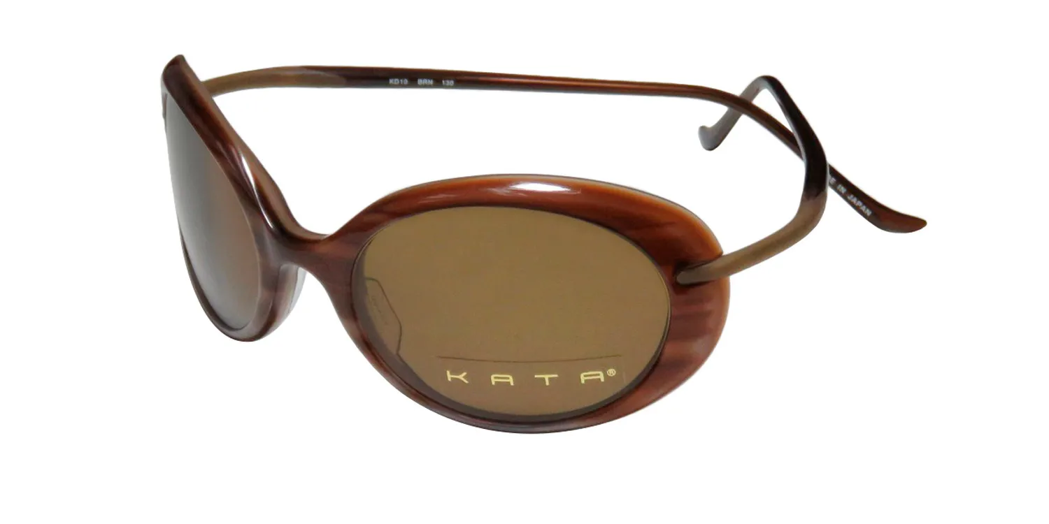 Kata Kd10 brn Sunglasses Striped Brown 52mm