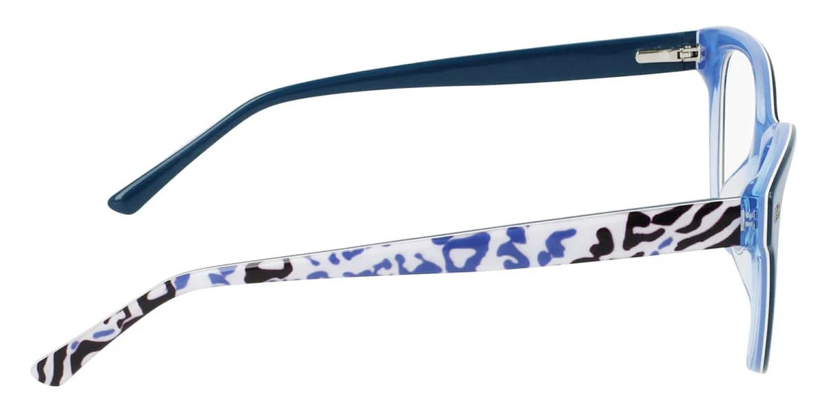 Bebe BB5194 400 Eyeglasses Blue Animal 53mm Women 5