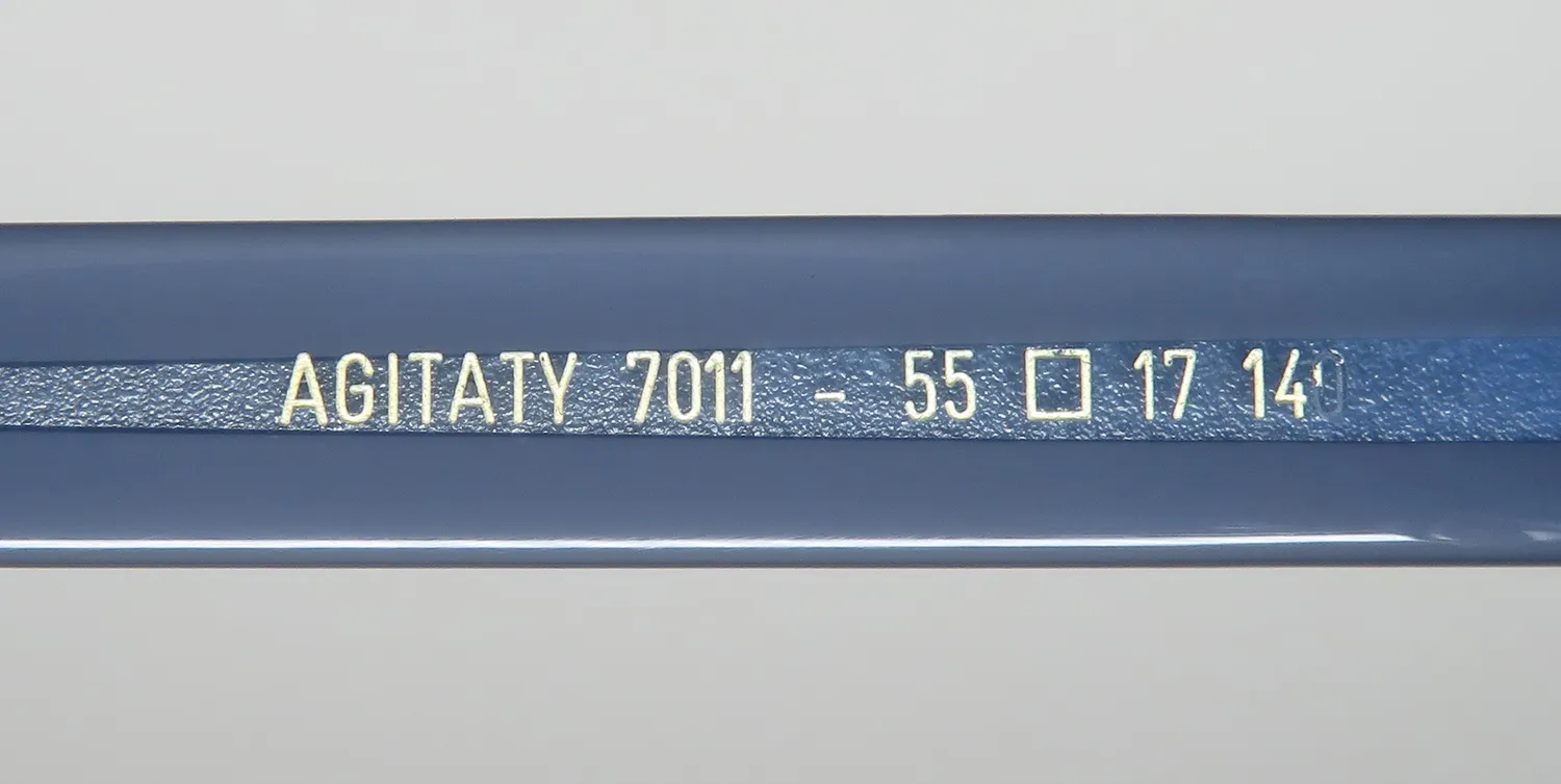 Harry Lary Agitaty 7011 Eyeglasses Transparent Blue 55mm 8