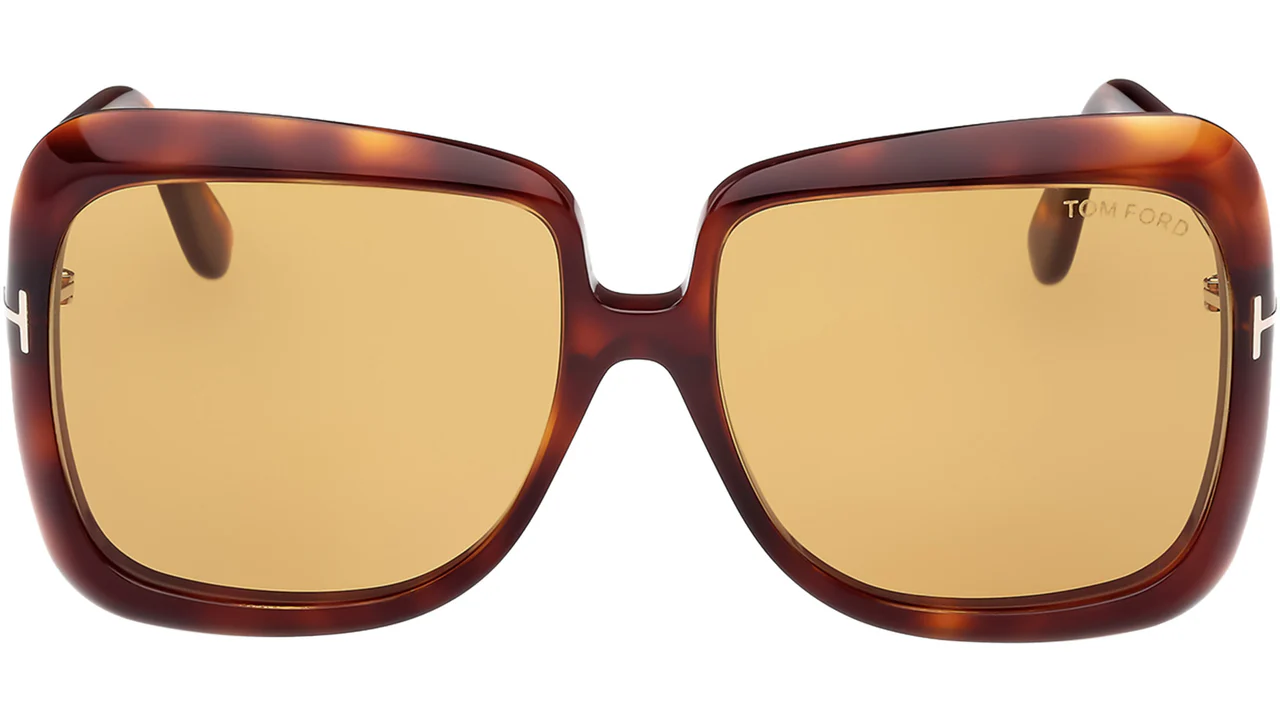 Tom Ford FT1156 52E Sunglasses Dark Havana 59mm Women 2