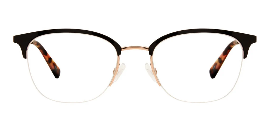 Banana Republic BR 229 026S Eyeglasses Black Gold 50mm Women 2