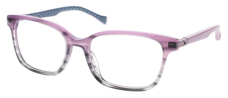 Demi+Dash Haven Eyeglasses Purple Fade 52mm Kids