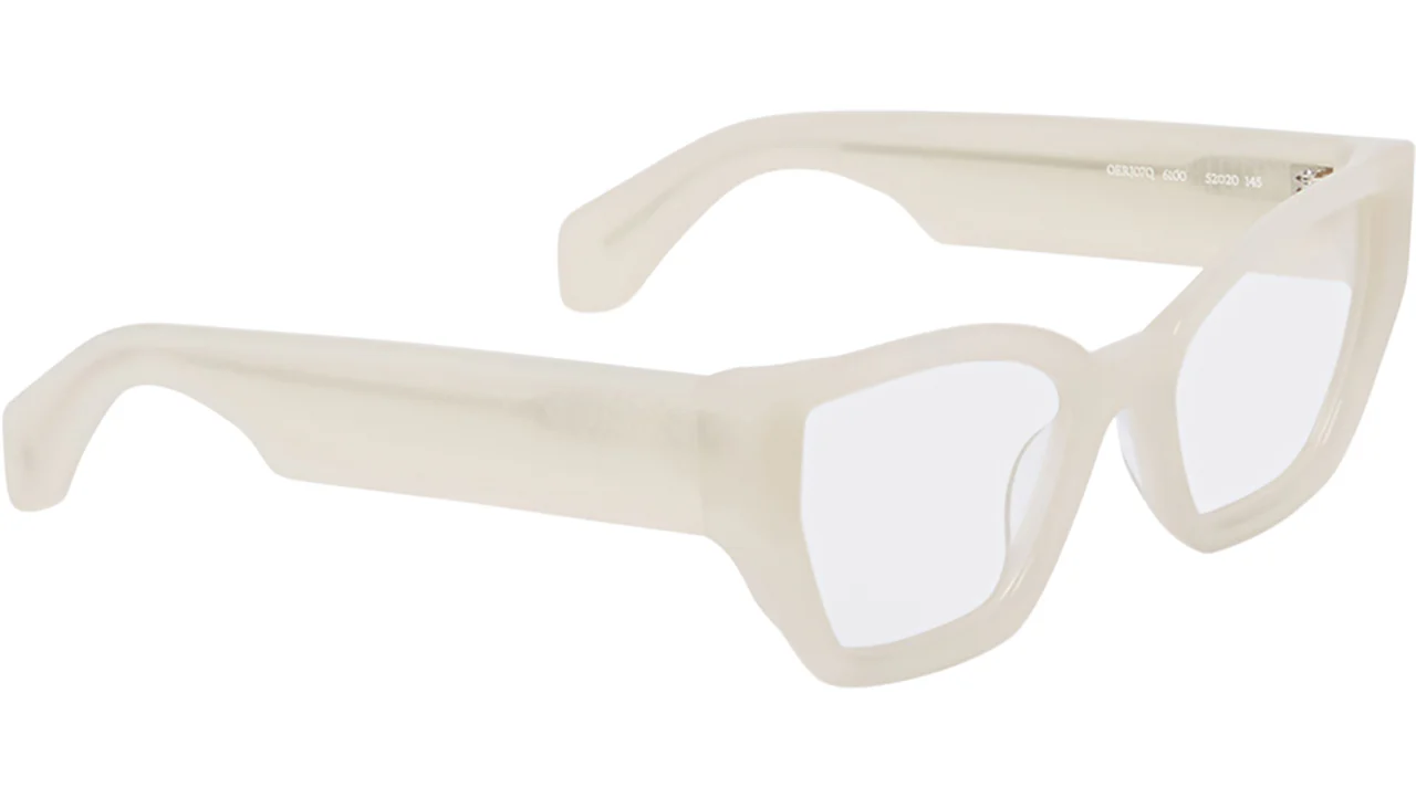 Off White STYLE 7Q Eyeglasses Beige 52mm Women 2
