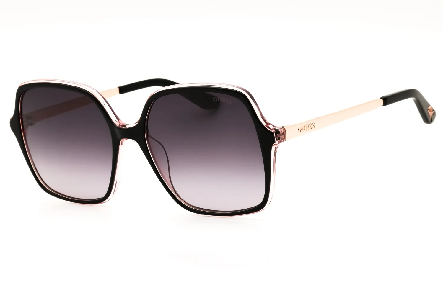 Guess GU00270 01B Sunglasses Shiny Black 57mm Women