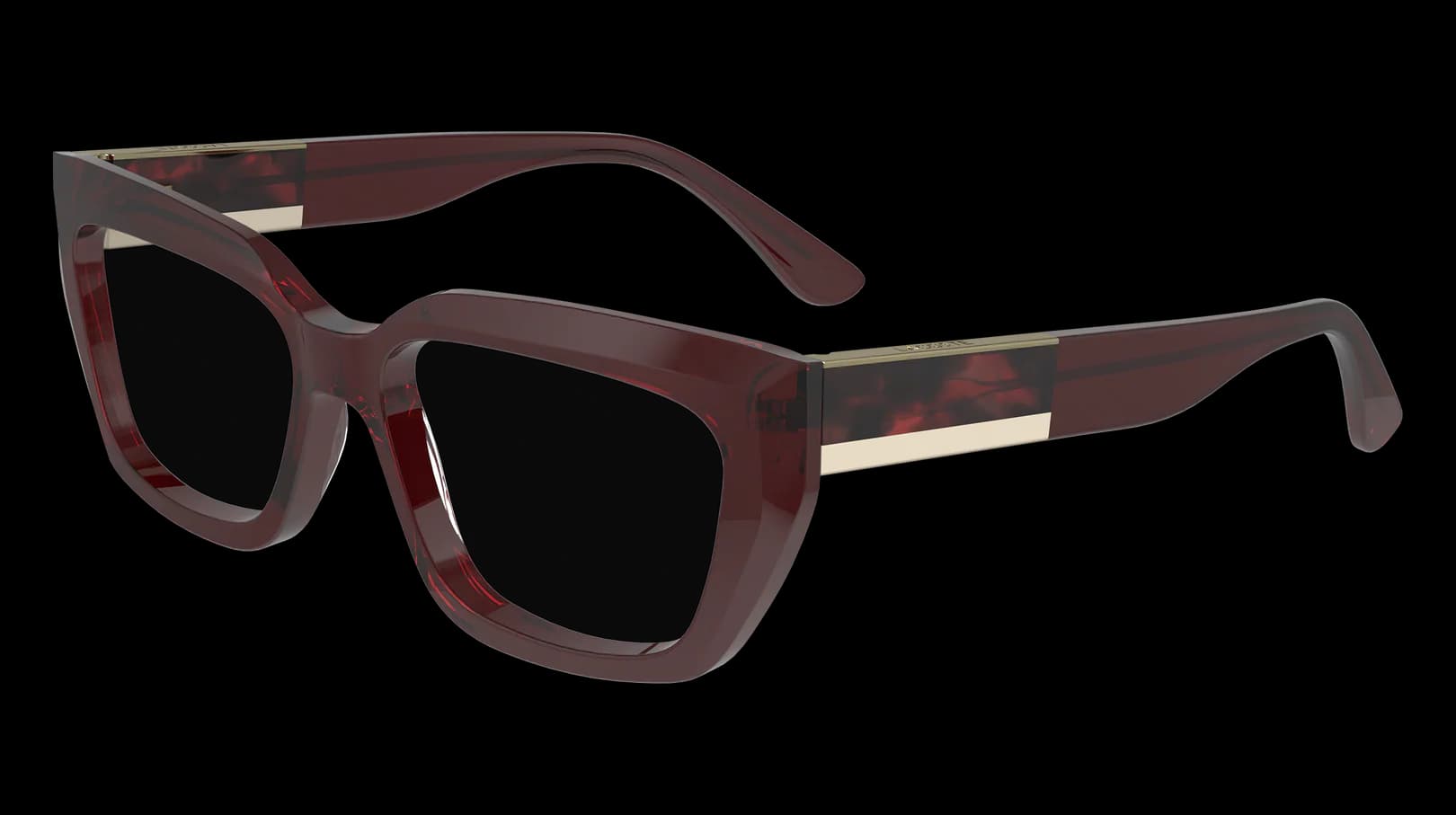 Lacoste L2934 601 Eyeglasses Transparent Burgundy 54mm Women
