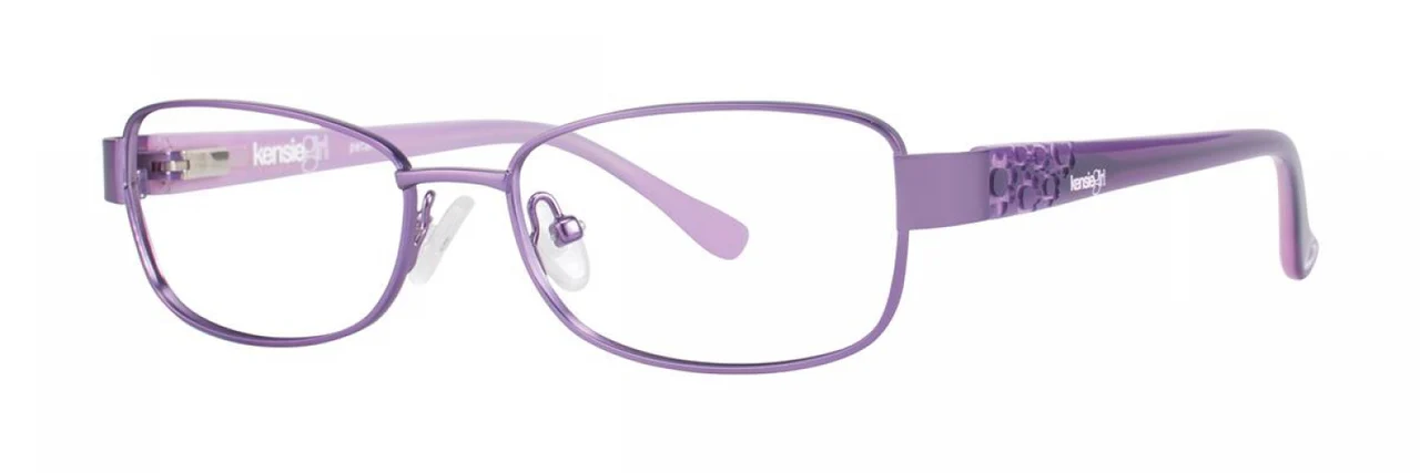 Kensie Petal Eyeglasses Plum 49mm Women