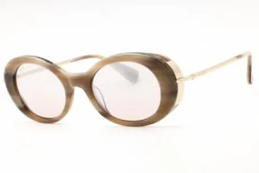 Max Mara MM0080 60G Sunglasses Beige Horn 51mm