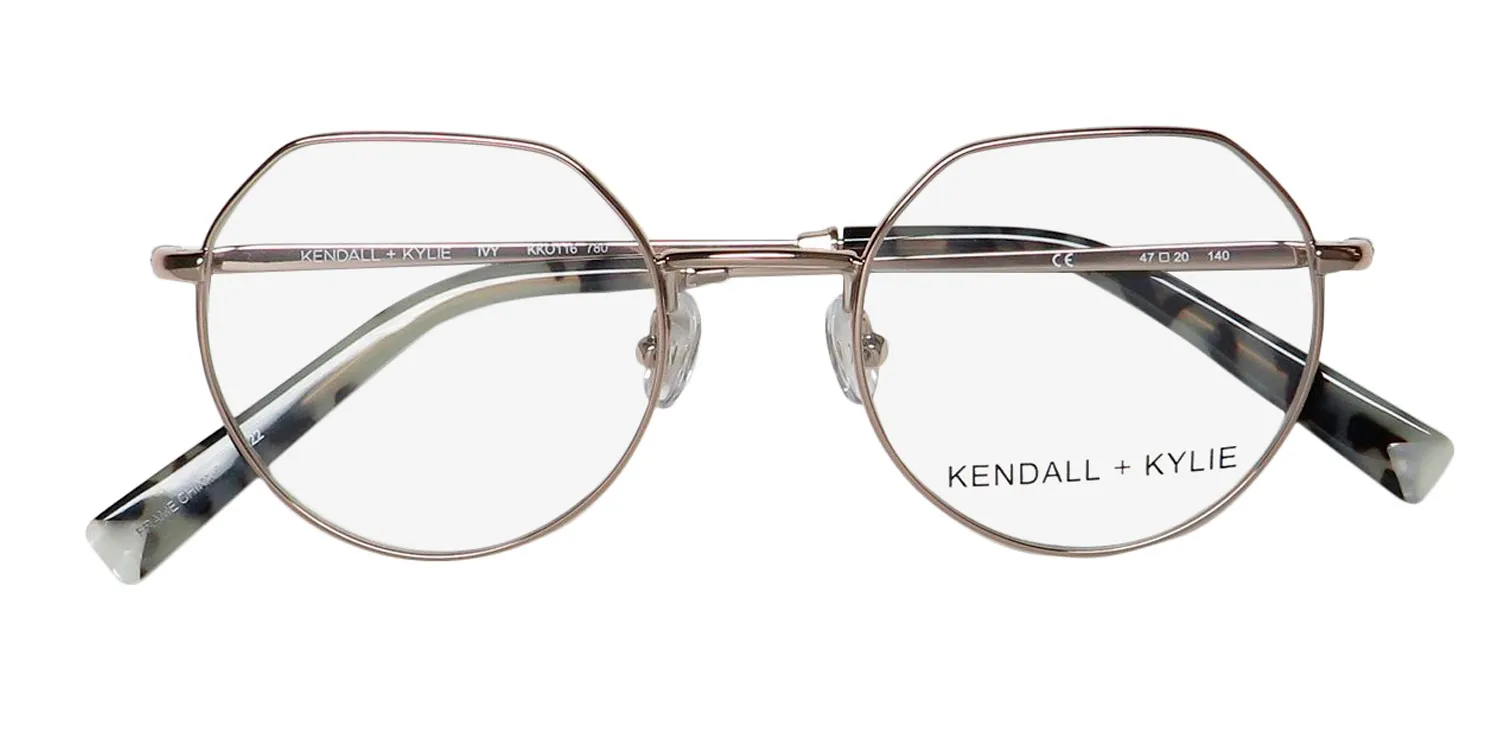 Kendall + Kylie Kko116 Ivy 780 Eyeglasses Rose Gold 47mm 2