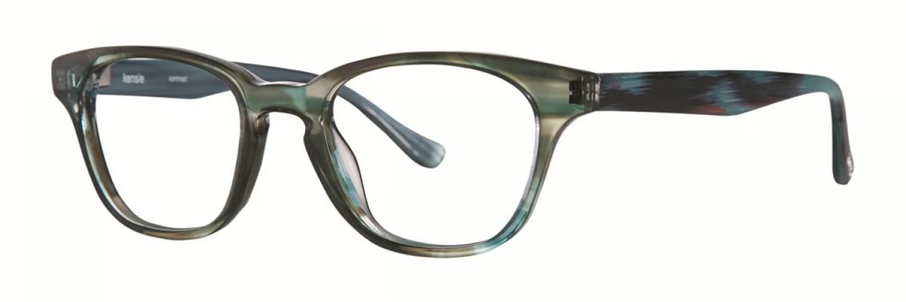 Kensie Contrast Eyeglasses Emerald 46mm Women