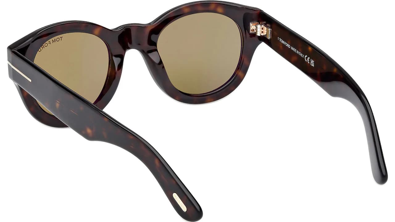 Tom Ford FT1212 52N Sunglasses Dark Havana 48mm Unisex 3